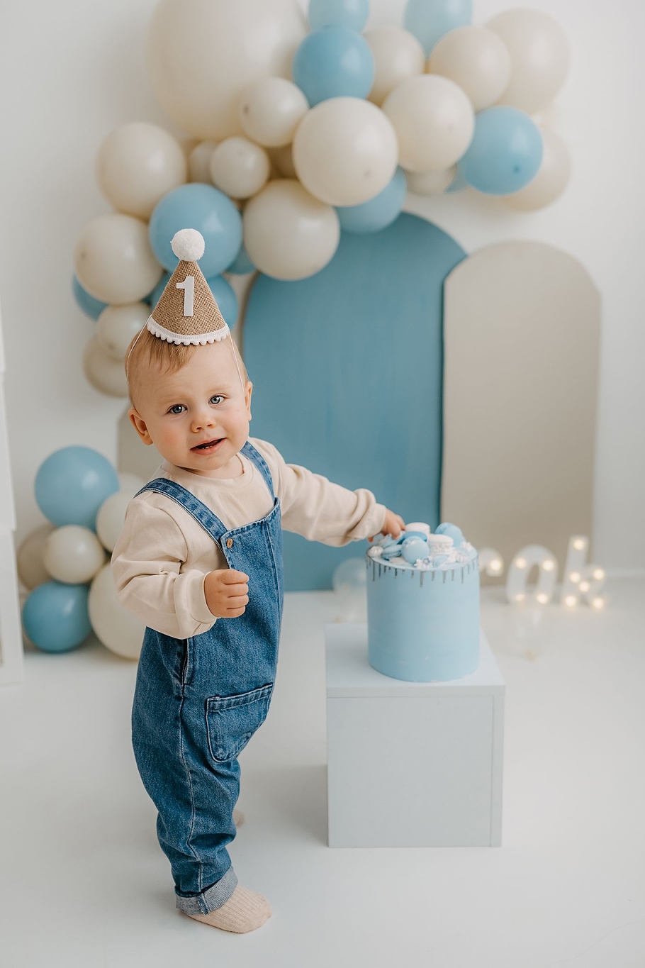 narozeninové focení dětí s balónky v ateliéru Tábor